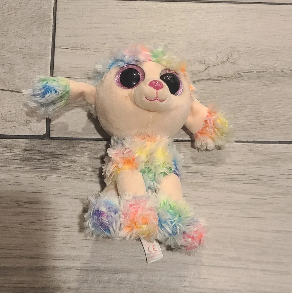 🍦 TY rainbow the lamb beanie boos🧋
